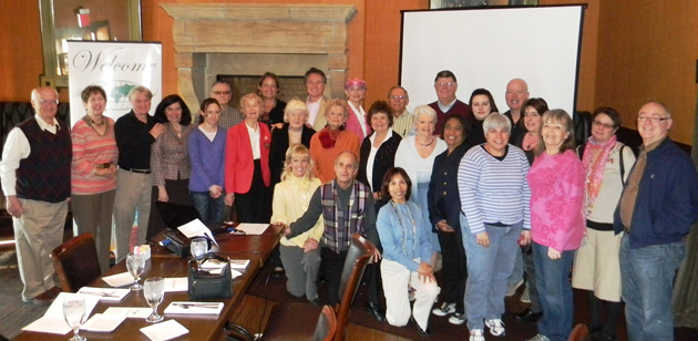 Cruise directors Andy and Tammy Heath entertained members at the March 2013 Kansas  City meeting.