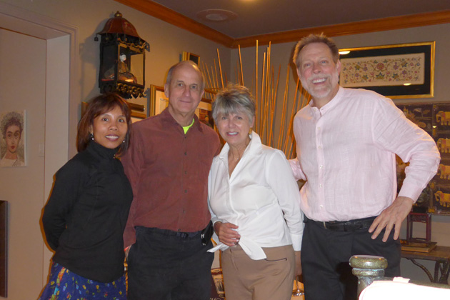 The TCC Area Coordinators for Kansas City and Arkansas met recently in Little Rock, Arkansas. Pictured are Mr. and Mrs. Steven Fuller, left, with Mr. and Mrs. Steven Clift at the Clift's home. 