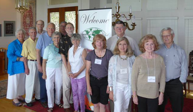 The May 2014 gathering in Little Rock (left to right): Sandie Lubin, Aaron Lubin, Denny Grandle, Dick Brannon, Cora Lee Brannon, Alex Pappas, Steven Clift, Anna Clift, Linda Bell, Charles Merkel, Debra Grandle, Judy Henderson-Cleland and Bill Henderson