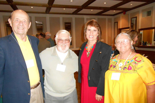 Pictured at NorCal’s September luncheon: Area Coordinator Tim Carlson, David Steffes, Speaker Cynthia Reed and Patra Steffes.