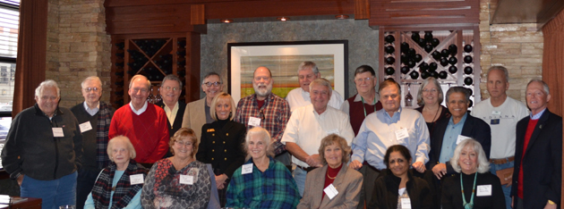 A total of 22 members and guests gathered for the November 2014 Indiana Chapter lunch.