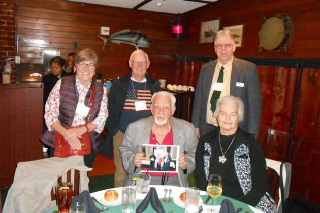 Left to right: Sue Cold, Dan Cold, Sanford Smith, TCC Secretary Bill Morrison and Anne Morrison