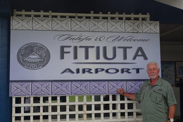 Charalampos Bizas from Athens finally reached the Tokelau islands in October, his third attempt, which now leaves only three destination to visit to complete the TCC List — Wake Island, BIOT and Midway. He traveled to many unique destinations every month in 2015. Here he is pictured at the Fitiuta airport on the rarely-visited Tau island in American Samoa.