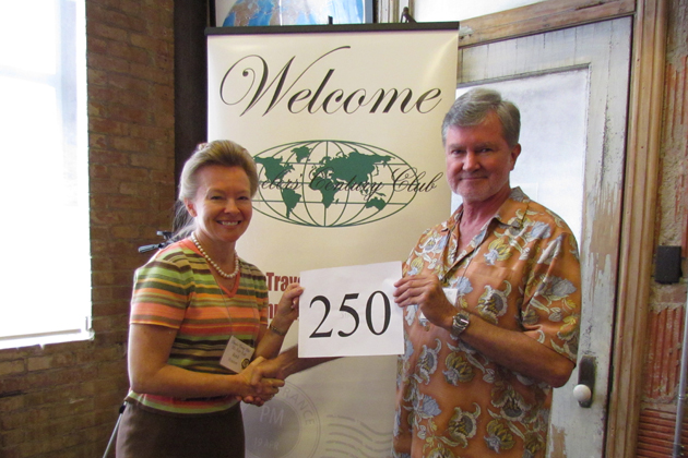 Jeff Scherbarth celebrates 250 countries with Kim-Kay Randt