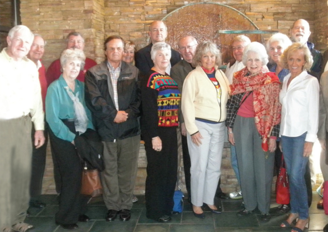 The Indiana chapter members enjoy a pleasant afternoon of sharing great travel experiences.